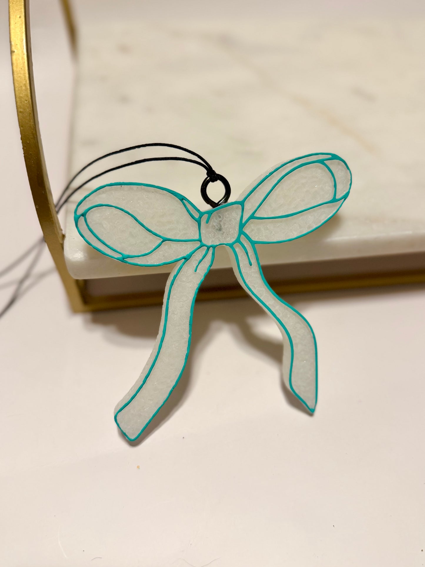 Teal Bow Freshie - Baccarat Rouge