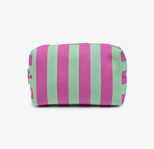 Striped Essential Bag | Mint Pink
