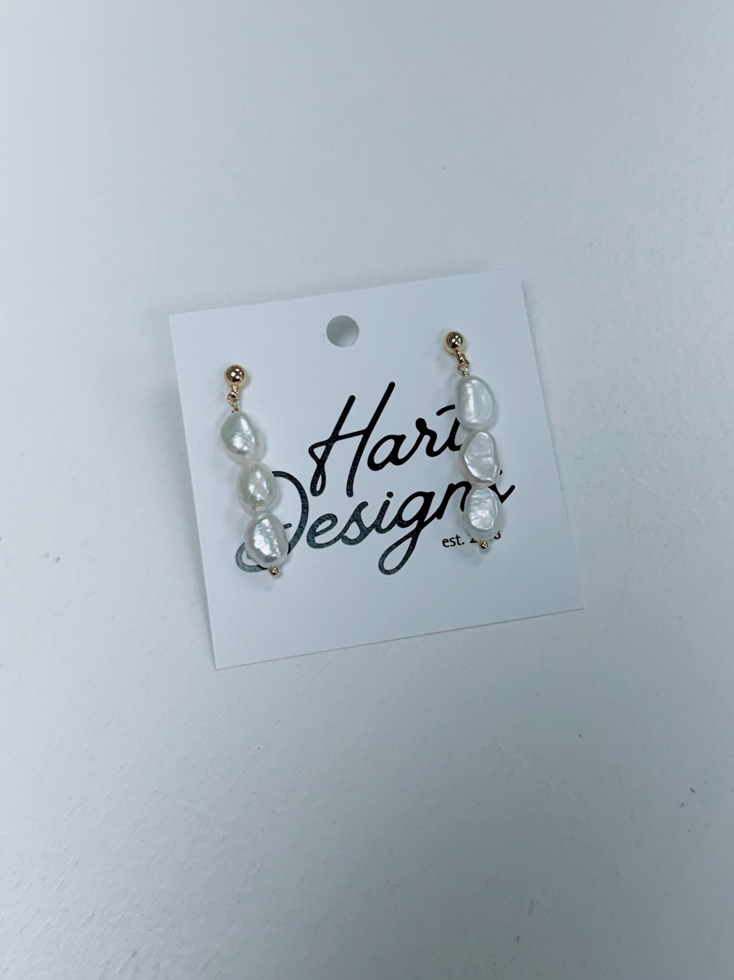 HD Pearl Stack Earring