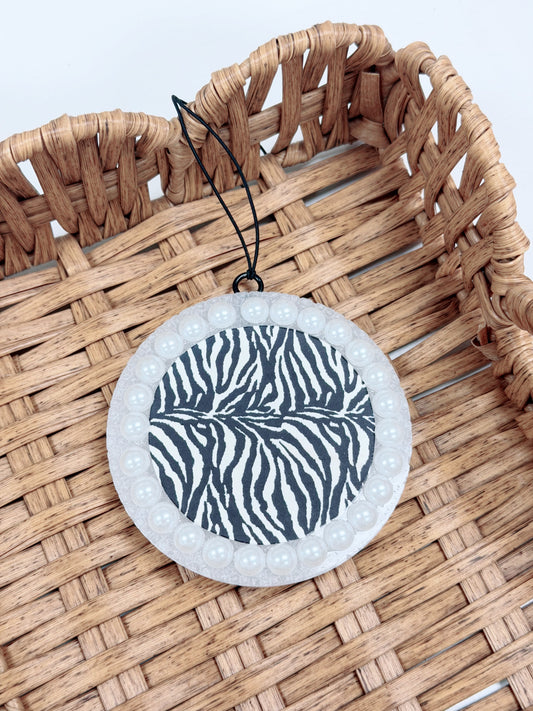 Black Stripe Zebra Freshie, Vanilla