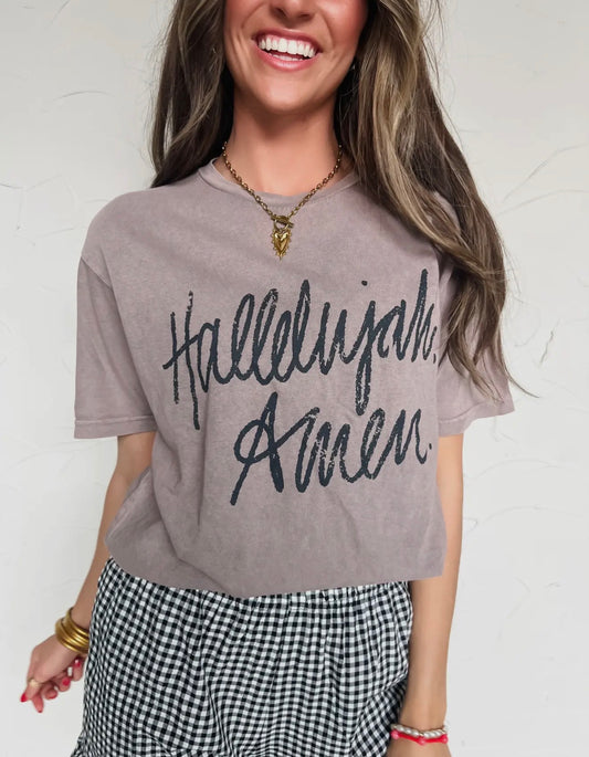 Hallelujah Amen Vintage Tee