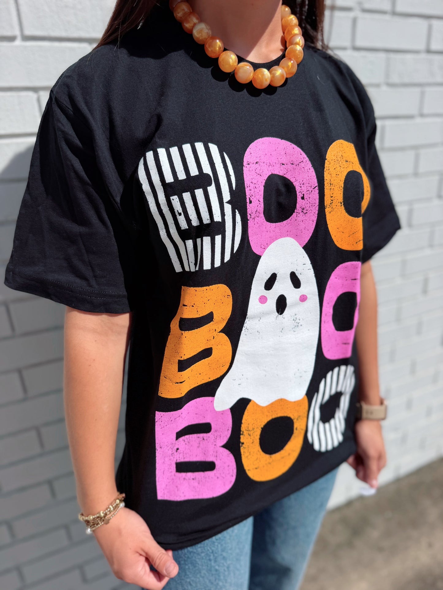 Boujee Boo Stacked Tee
