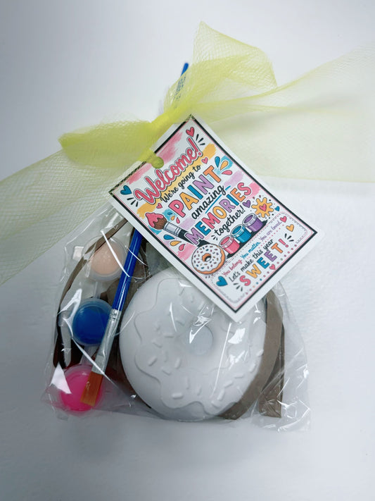 Classroom Donut Plaster Paint Set