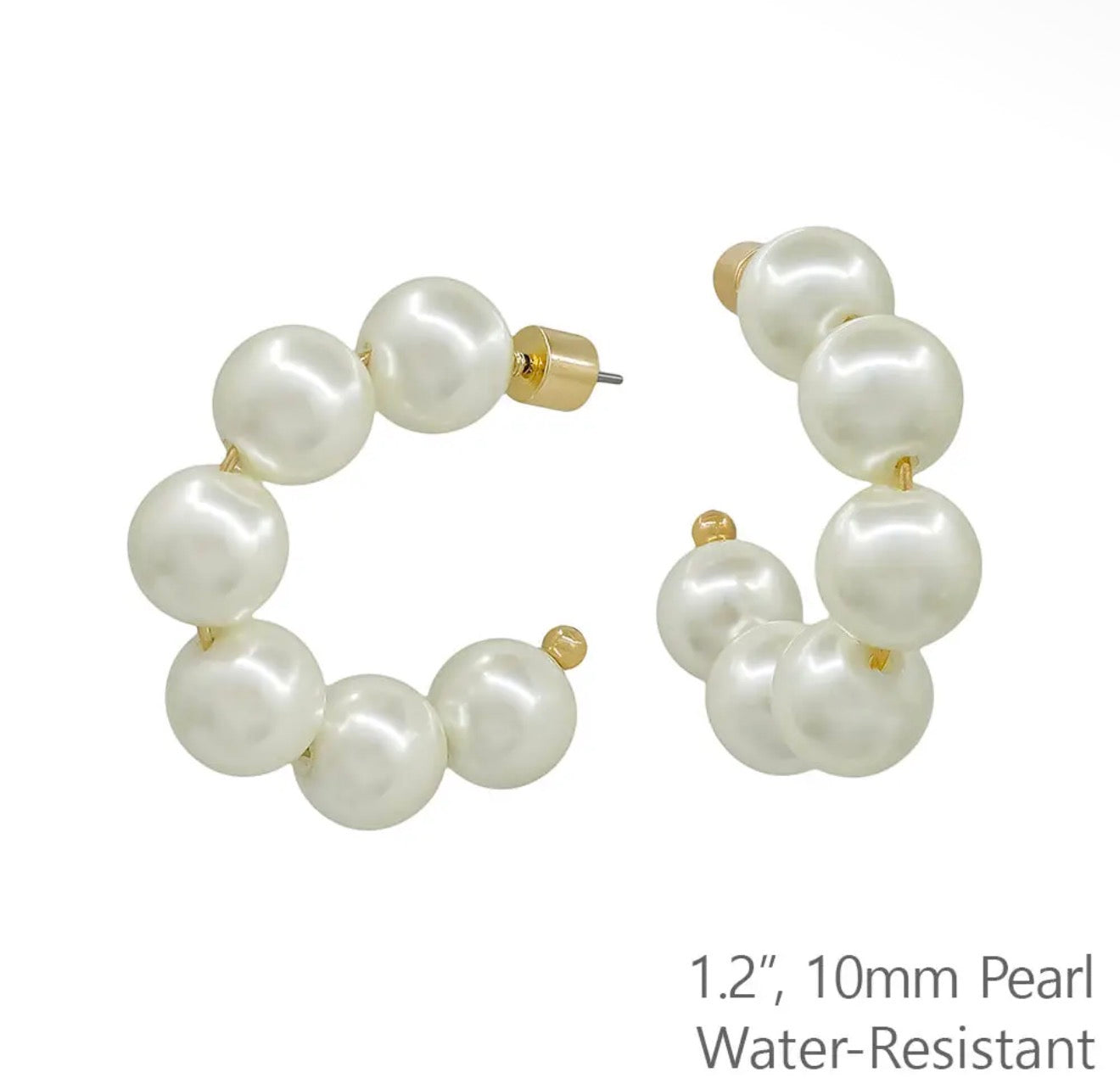 Pearl Hoop Earring