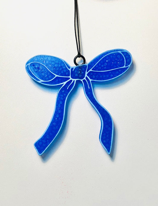 Blue on Blue Bow Freshie