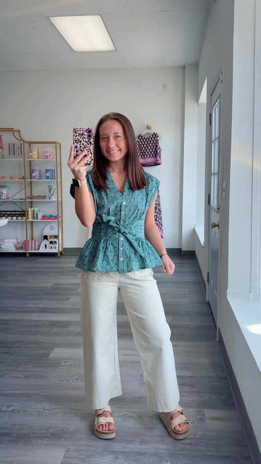 First Hint of Fall Dot Top