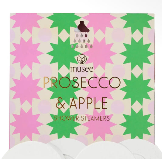 Prosecco & Apple Shower Steamers, Musee