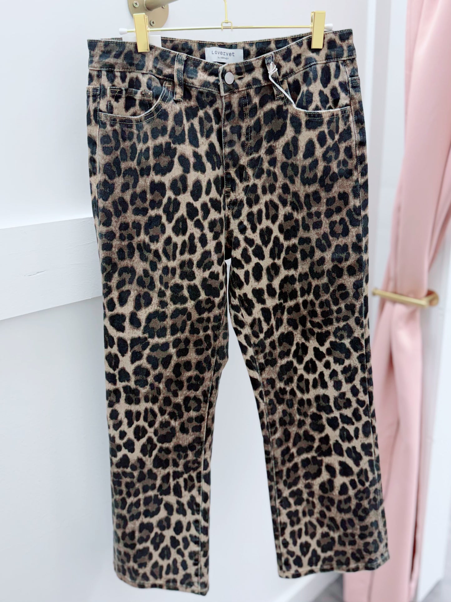 Leopard Kick Flare Bottoms | Plus