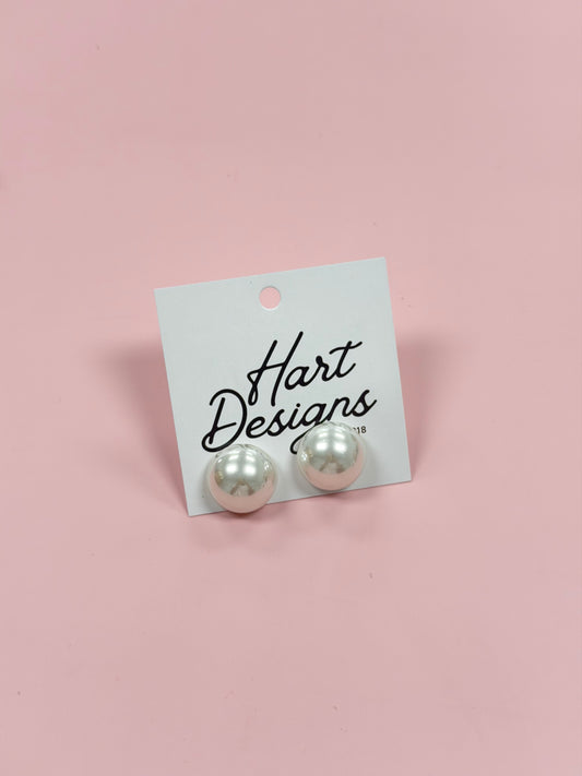 HD Pearl Statement Studs, Various