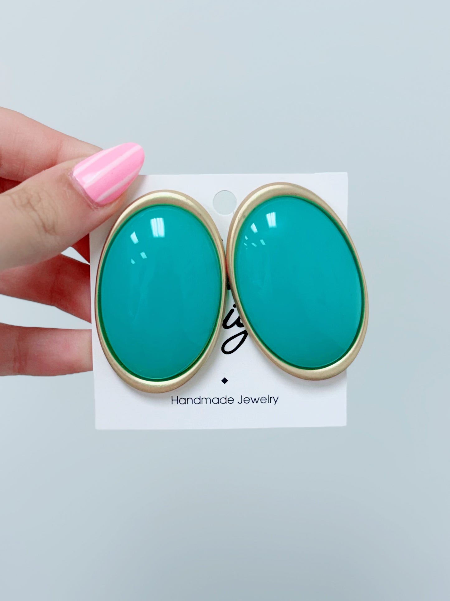 HD Large Turquoise Statement Earring