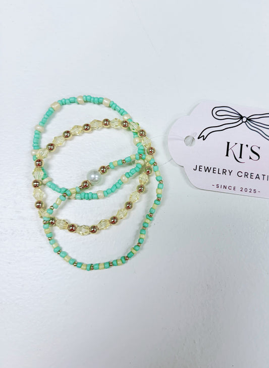 Handmade Bracelet Stack, Style 1