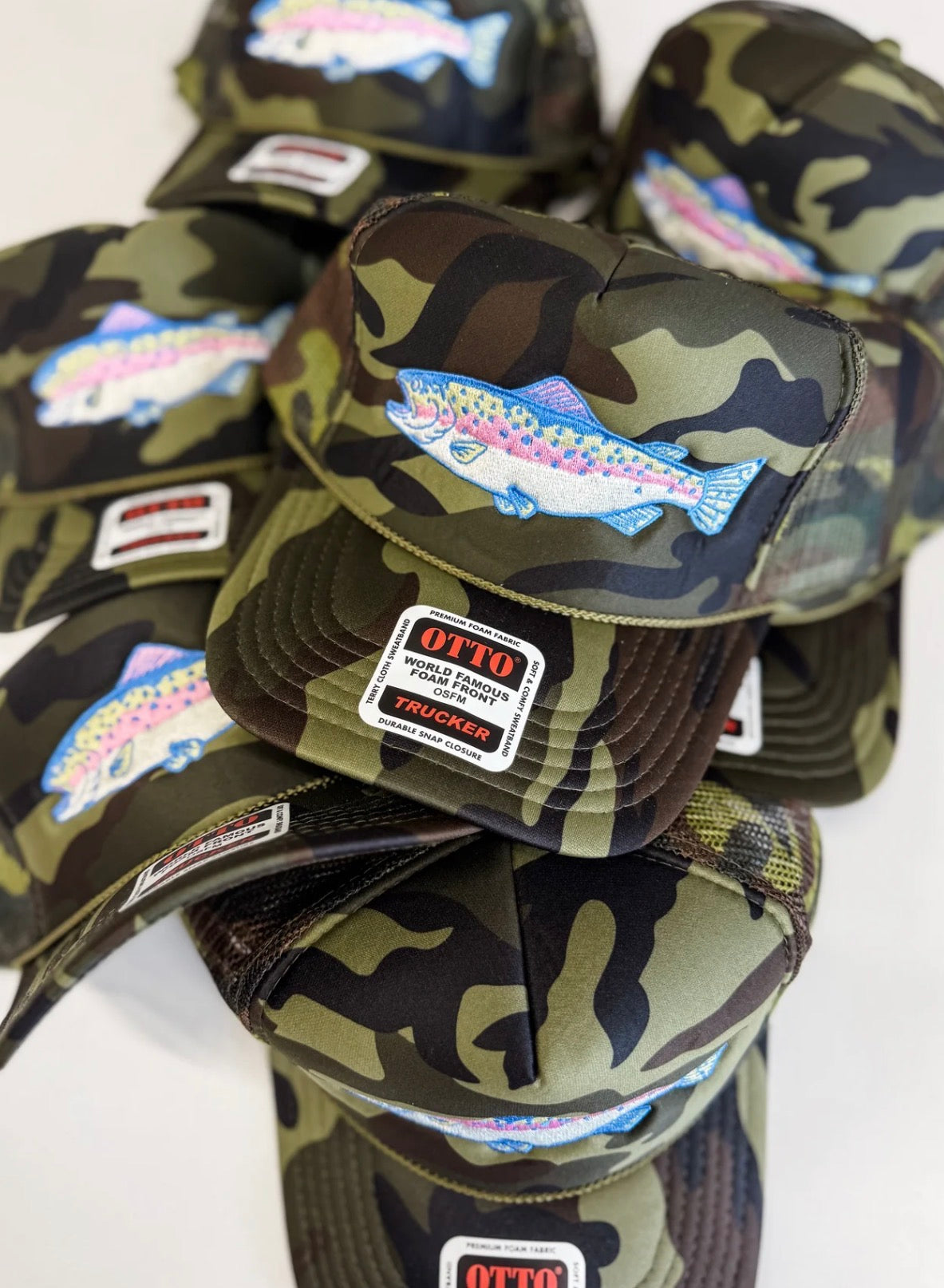 Camo Rainbow Trout Hat