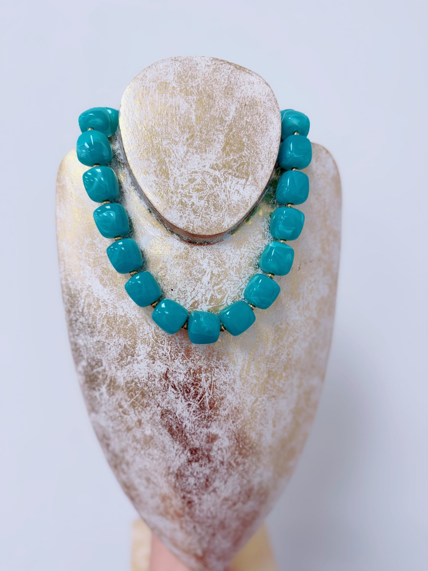 The Classic Beaded Necklace | Turqoise