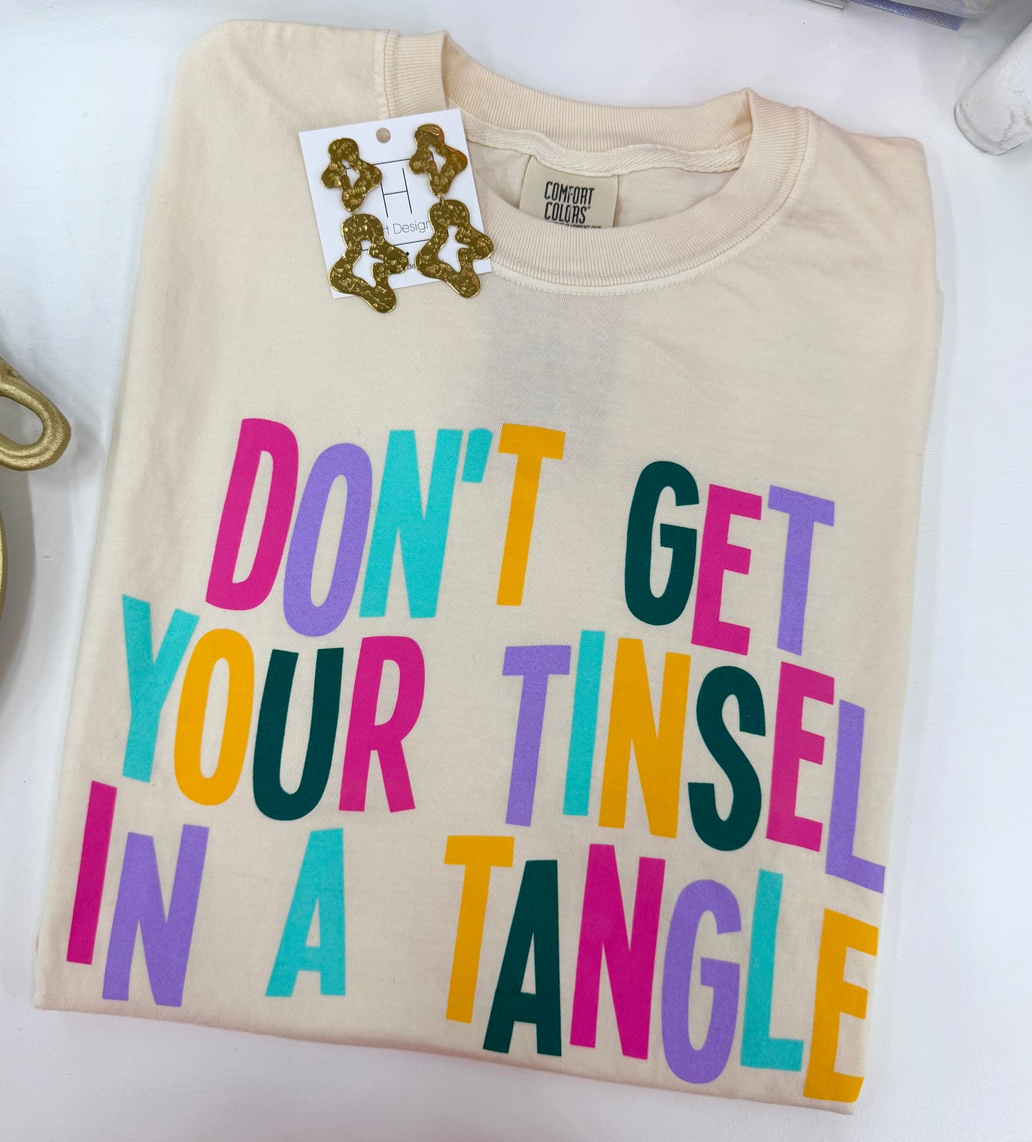 Tinsel in a Tangle Tee