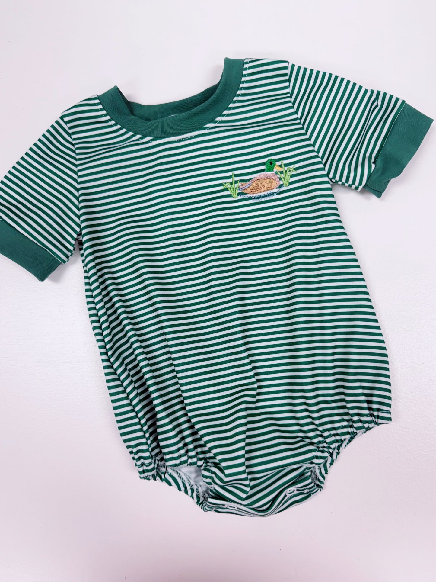 Green Striped Duck Bubble