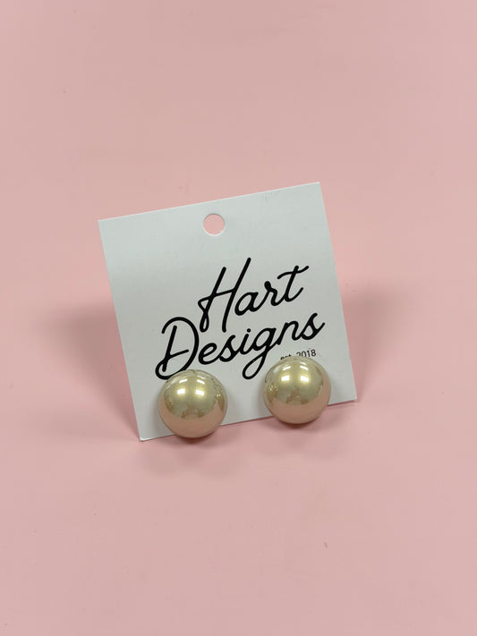 HD Pearl Statement Studs, Various