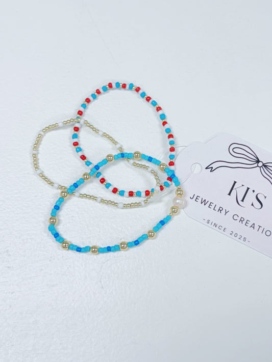 Handmade Bracelet Stack, Style 6