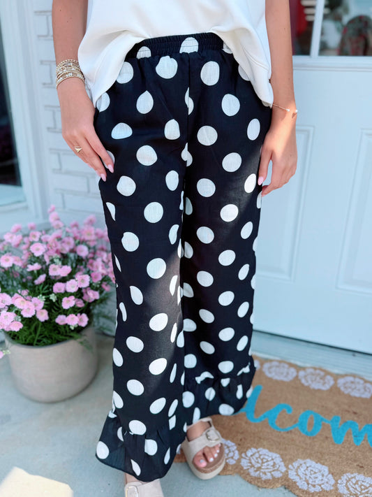 Wednesday’s Girl Polka Dot Pants