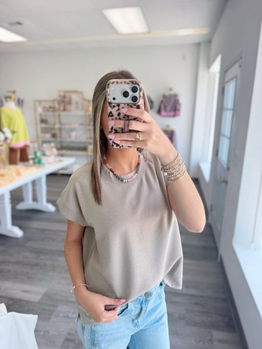 Basic Scuba Top (Mocha)