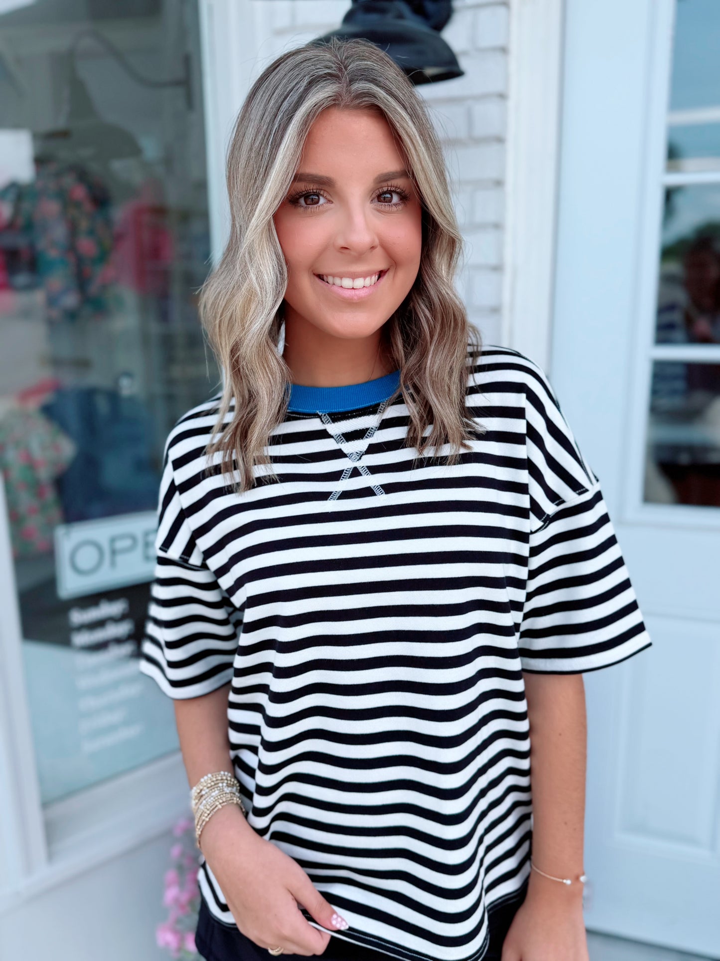 Americana Weekend Top, Black