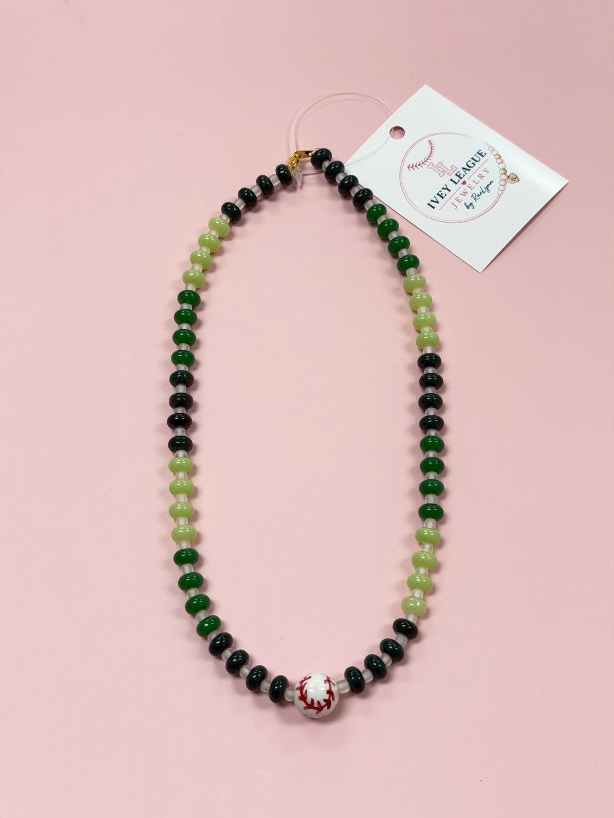 Ivey League Baseball Necklace, Various