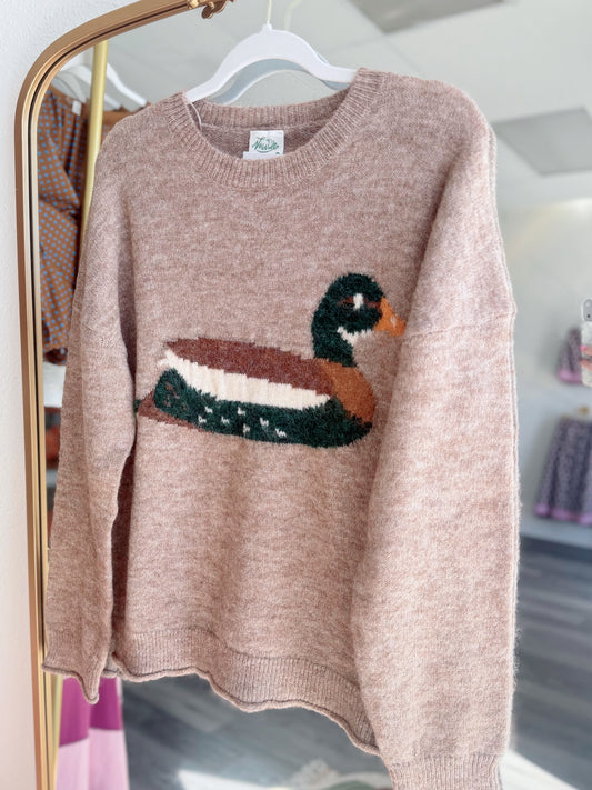 Mallard in Mocha Sweater