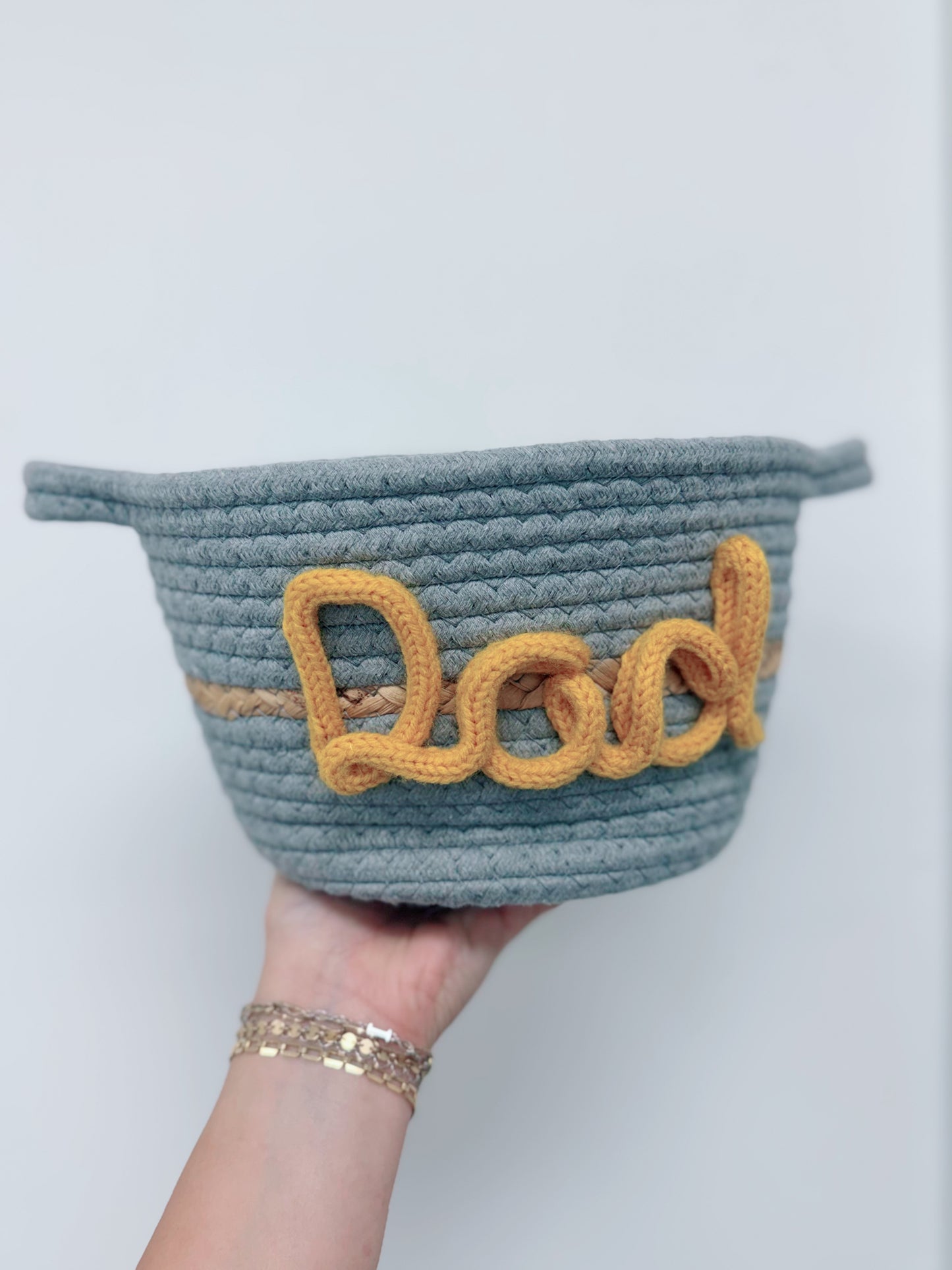 Grey Dad Basket