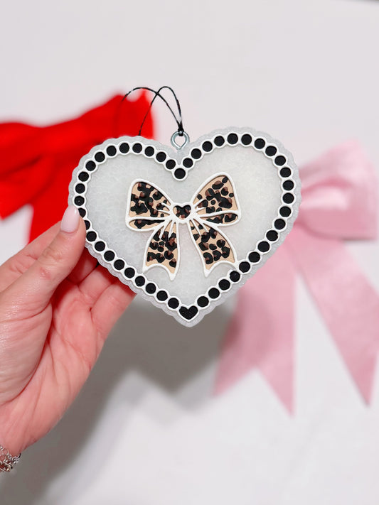 Leopard Heart Freshie