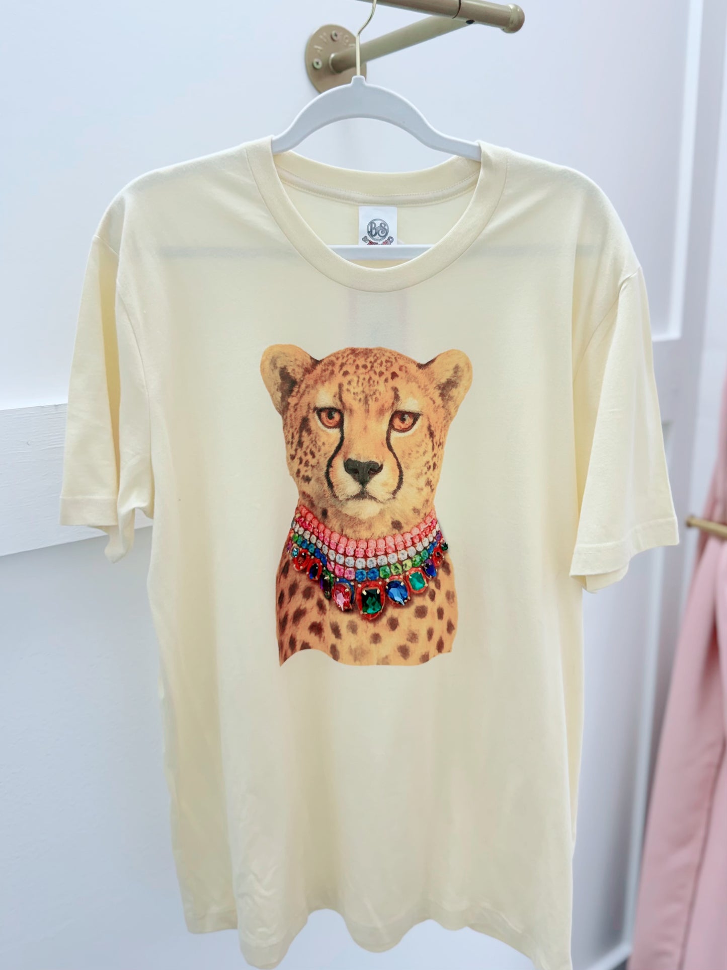 Bejeweled Leopard Tee | Plus