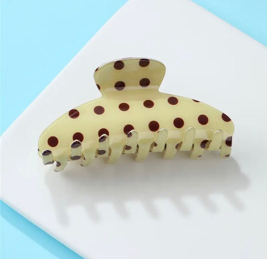 Polka Dot Hair Clip, Various
