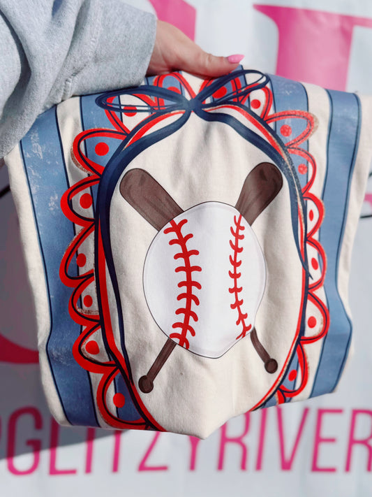 Striped Baseball Tee