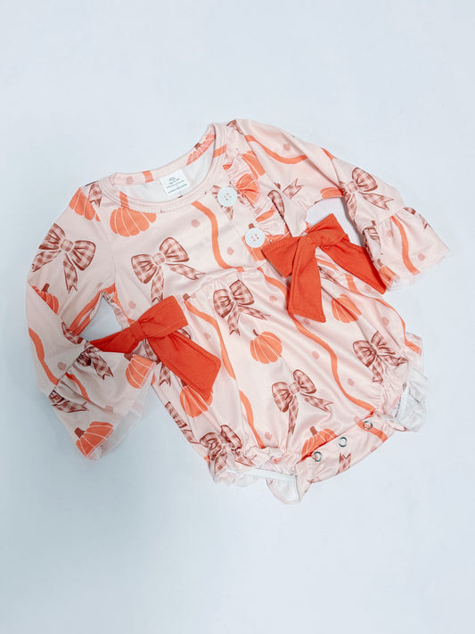 Pumpkin Patch Bow Bubble