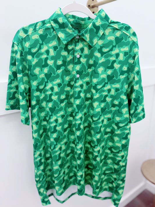 Collared Men’s Top | Green Golf