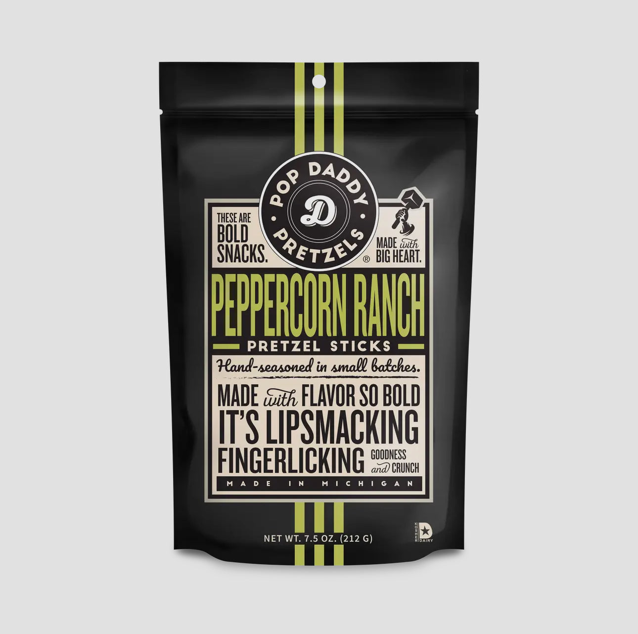 Peppercorn Ranch Pop Daddy Pretzels