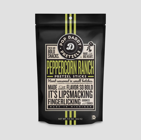 Peppercorn Ranch Pop Daddy Pretzels