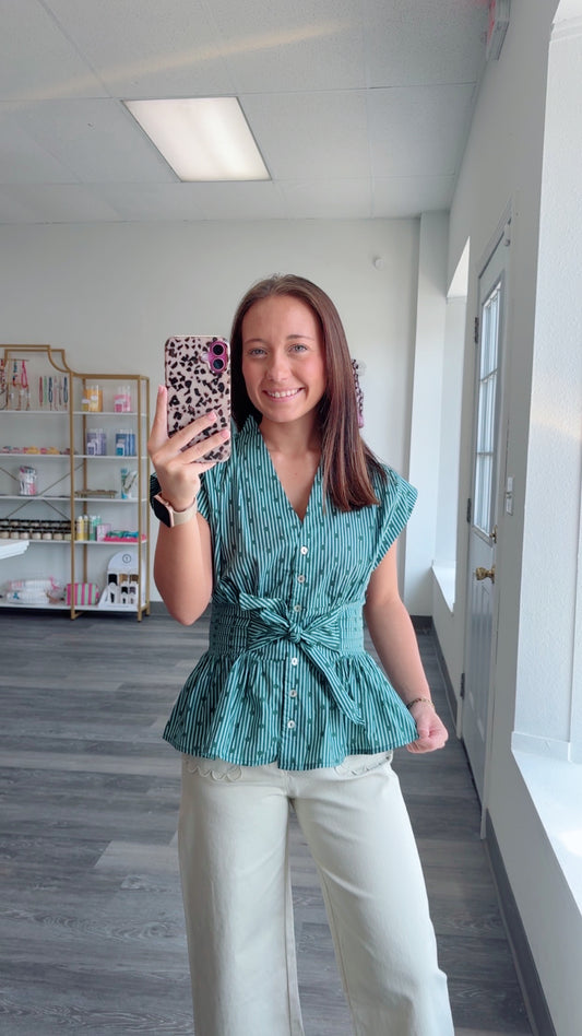 First Hint of Fall Dot Top
