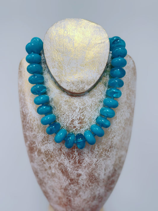 HD Ocean Disk Statement Necklace