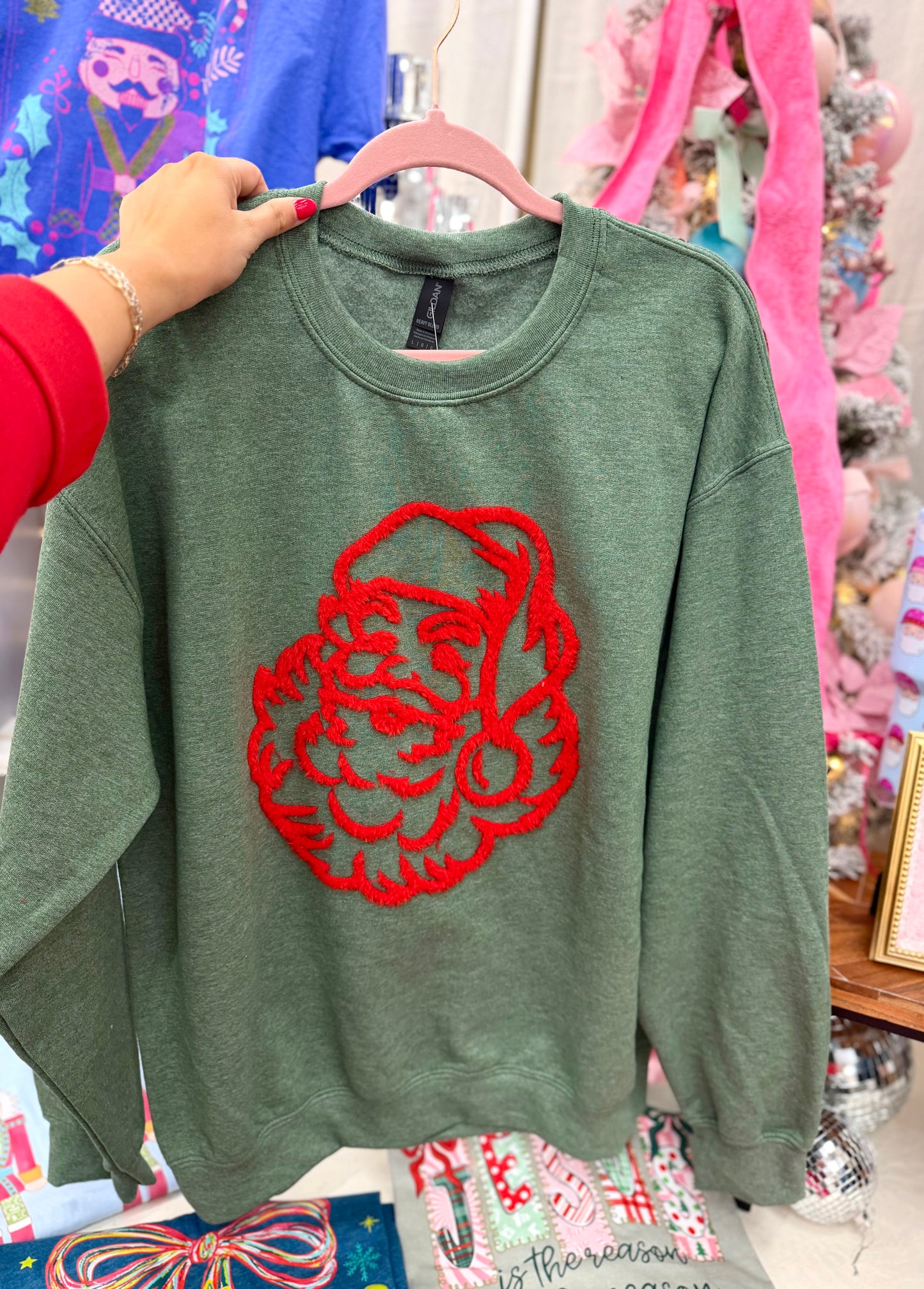 Fluffy Red Man Sweatshirt