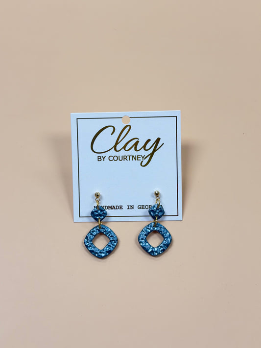 Geometric Clay Earrings, Various