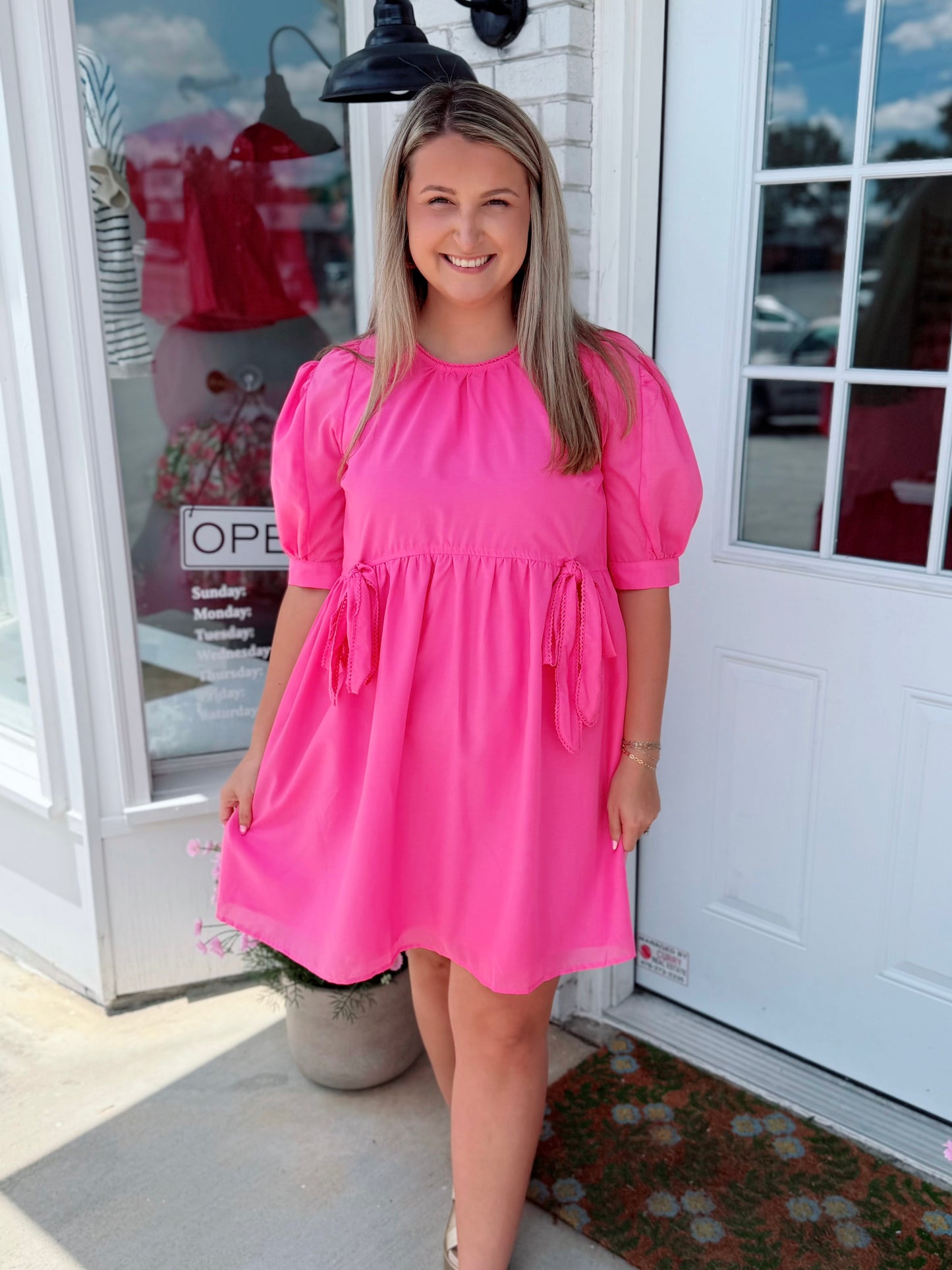 Pretty Pink Bow Dress