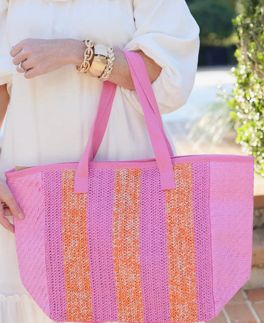 Caroline Hill Whitecap Tote | Pink