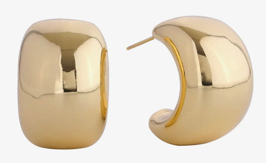 Dipped Luxe Gold Earrings