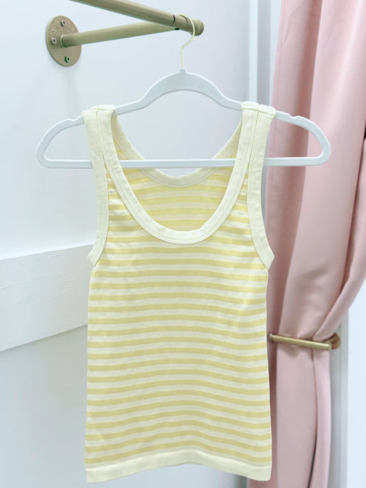 Banana Reversible Striped Tank