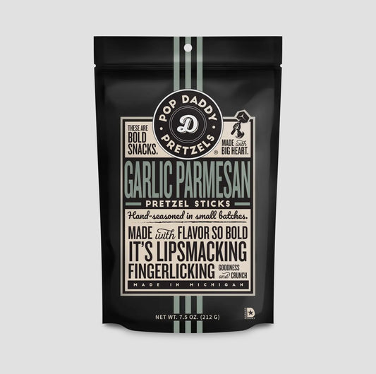 Garlic Parmesan Pop Daddy Pretzels