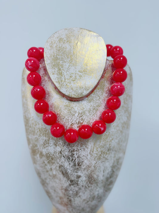 HD Red Bubble Necklace