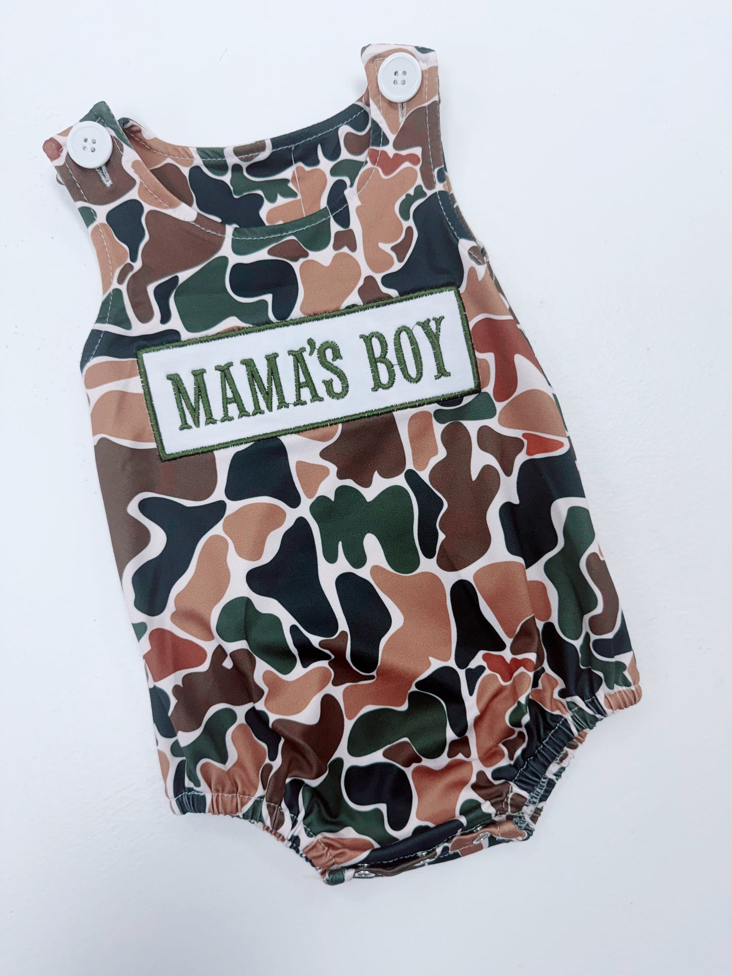 Mama’s Boy Camo Bubble