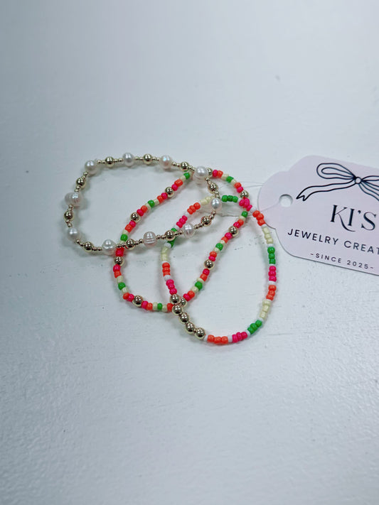 Handmade Bracelet Stack, Style 8