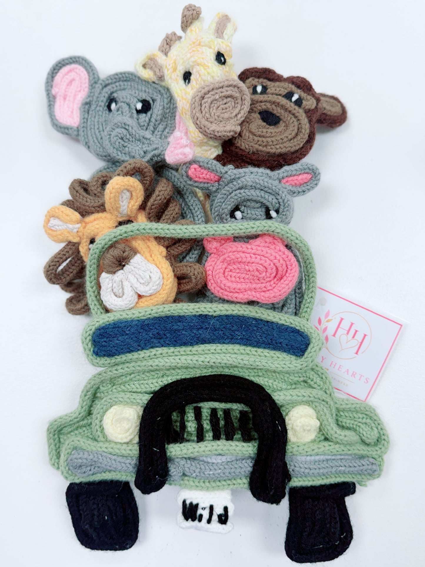 Farm Friends Crochet Nursery Door Hanger