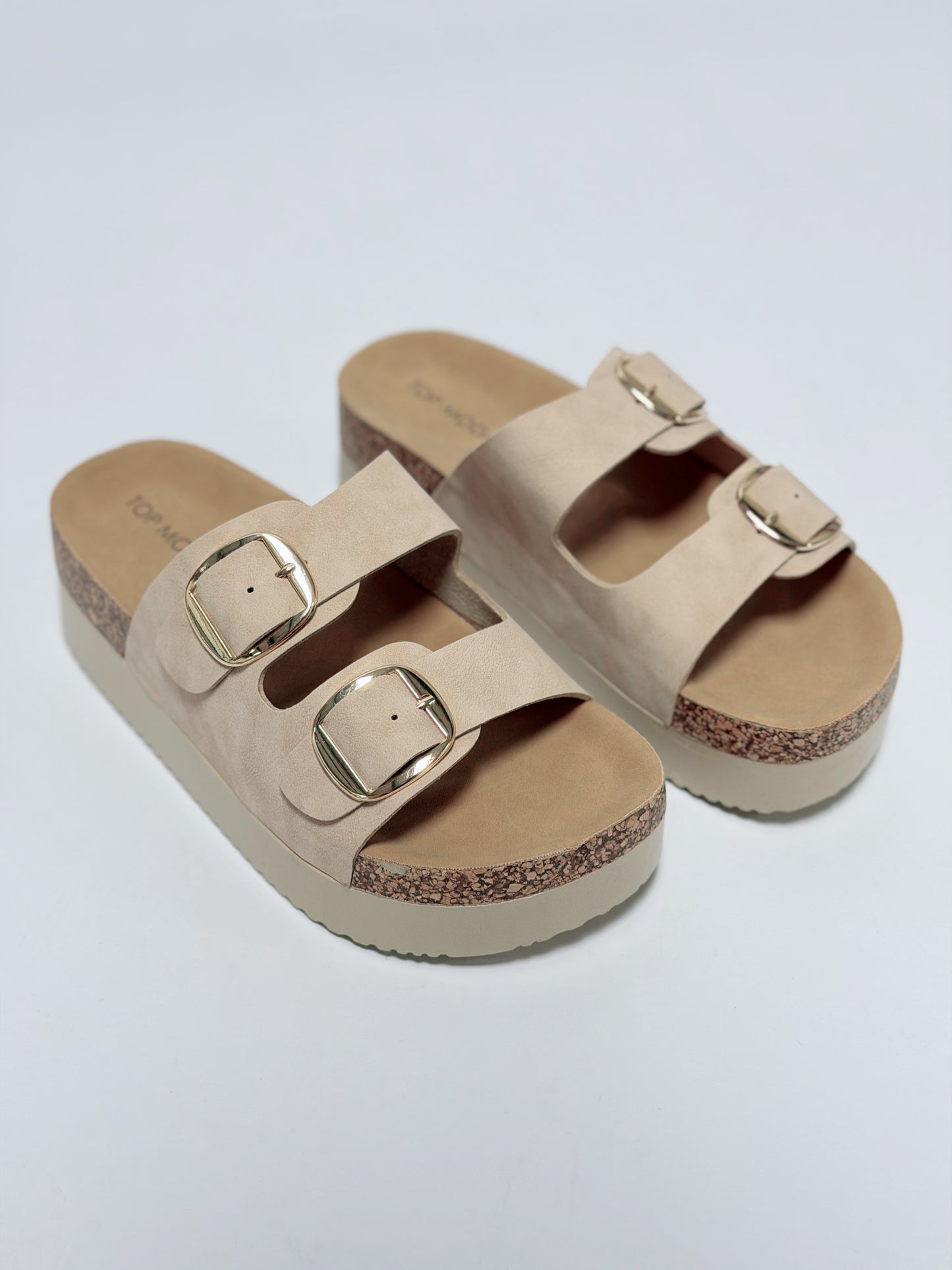 Beige Platform Shoes