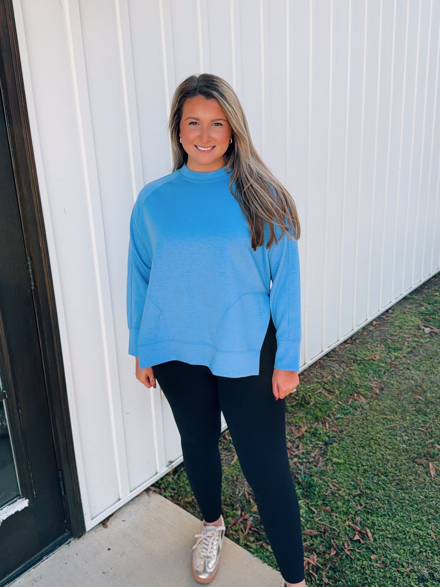 Blue Scuba Pullover